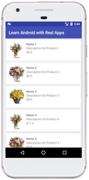 Create Custom Layout in CardView in Android - Learn Programming with Real  Apps